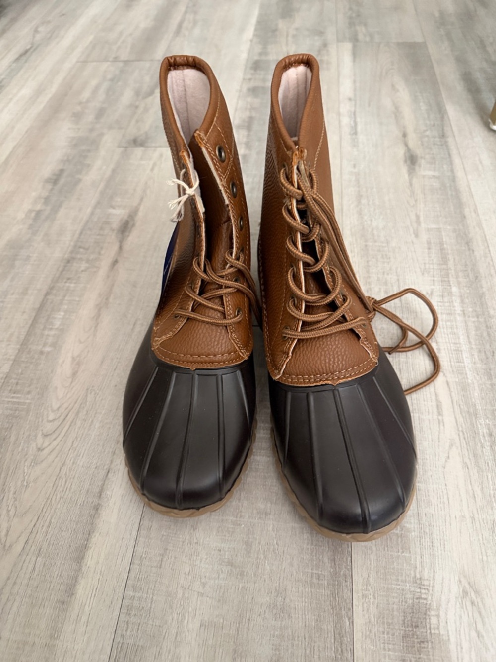 JBU BY JAMBU Mens Brown Mixed Boots